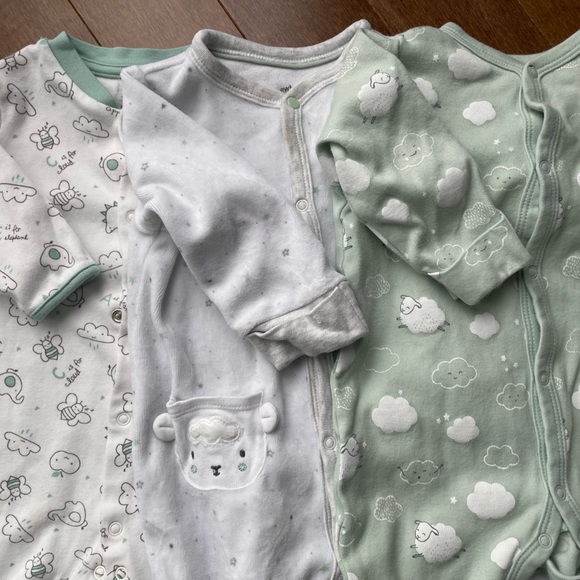 3-6M Set of 3 Adorable PJs from European Brand C&A - Picture 2 of 4